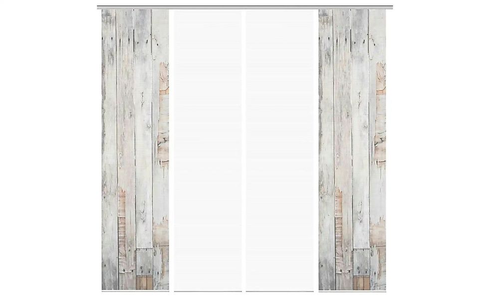 VISION S Schiebevorhang   ¦ creme ¦ Synthetik ¦ Maße (cm): B: 60 H: 260 Gar günstig online kaufen