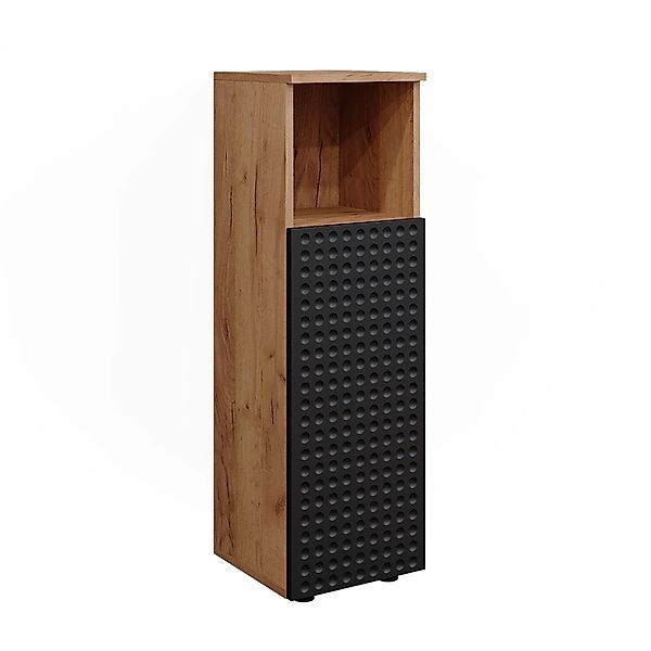 Vicco Midischrank Irma Goldkraft Eiche/Anthrazit 30 x 95 cm Opt 2 günstig online kaufen