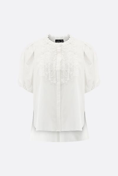 Kurzarm Bluse mit Rüschen günstig online kaufen