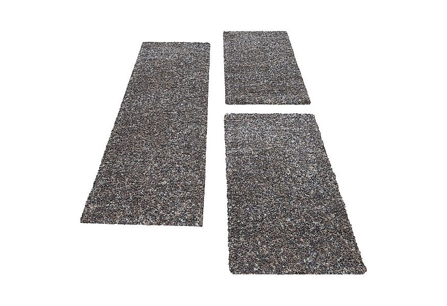 Carpettex Hochflor-Bettumrandung Unicolor - Einfarbig, Höhe 30 mm, (Bett-Se günstig online kaufen