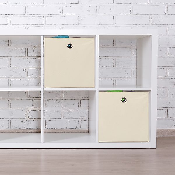 relaxdays Aufbewahrungsbox 6 x Aufbewahrungsbox Stoff günstig online kaufen