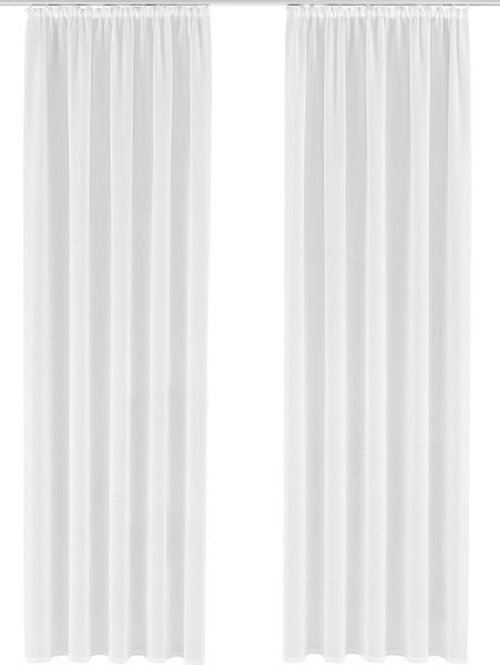 my home Gardine "TENDER" Kräuselband 1 Stk. tlg. Leinen Optik mit Struktur, günstig online kaufen