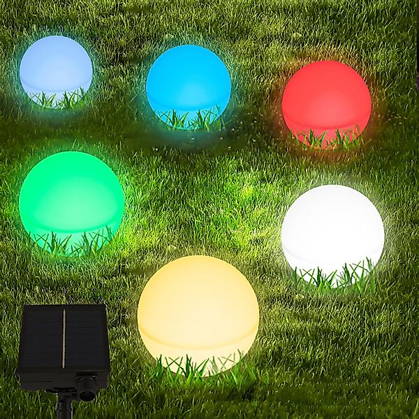 BlingBin LED Solarleuchte 6 Stück Solarlampen günstig online kaufen