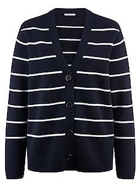 Strickjacke Peter Hahn blau günstig online kaufen