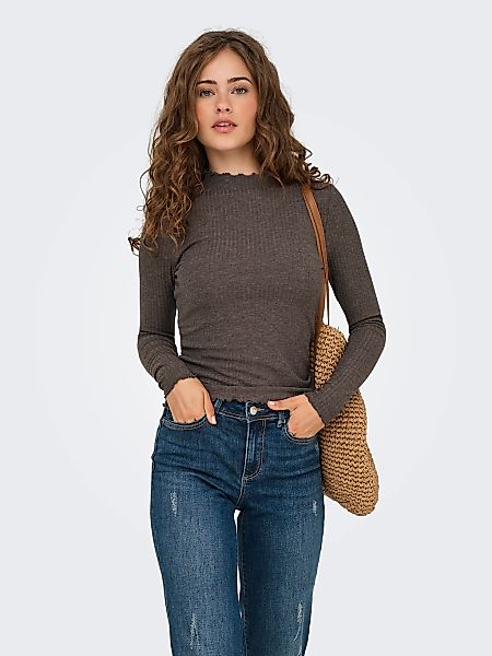 ONLY Langarmshirt "ONLEMMA L/S HIGH NECK TOP" günstig online kaufen