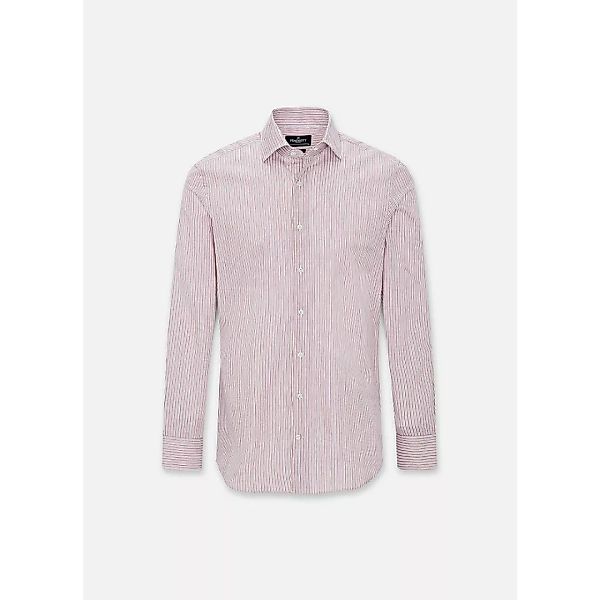 Hackett Twill Two Color Gestreiftes Langarmhemd Mit Einfacher Manschette 2X günstig online kaufen