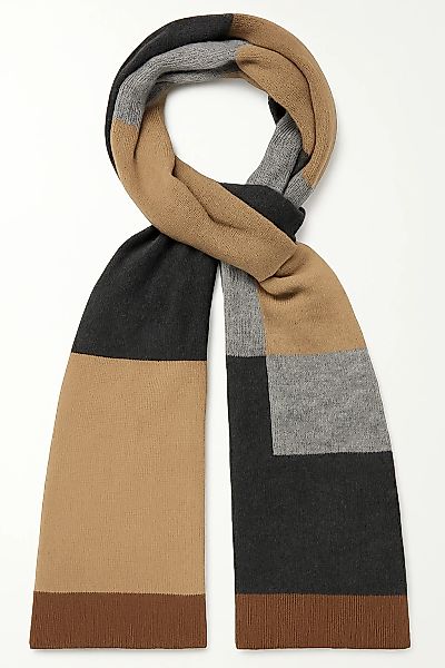 COLLEZIONE ALESSANDRO Wollschal "Marmo", mit schwarz-grau-braun Kombi, Made günstig online kaufen
