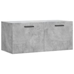 vidaXL Hängeschrank Wandschrank Betongrau 80x36,5x35 cm günstig online kaufen