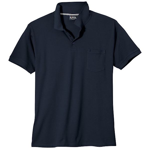 north 56 4 Poloshirt North Latitude Poloshirt Übergröße dunkelblau günstig online kaufen