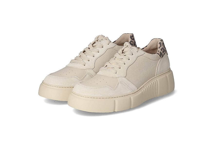 Paul Green Paul Green 5401-01 Damen Glattleder beige Schnürschuh günstig online kaufen