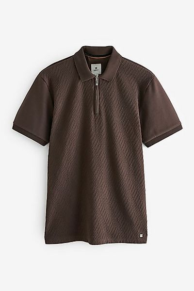 Next Poloshirt Edles Regular Fit Poloshirt mit 1/4-Reißverschluss (1-tlg) günstig online kaufen