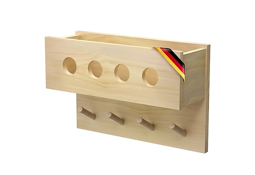 CADANI Garderobenpaneel WUBO Wandgarderobe für Kinder - Kindergarderobe - r günstig online kaufen