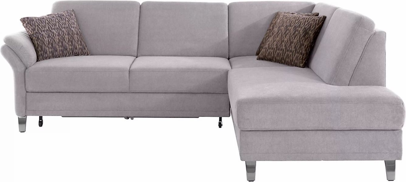 sit&more Ecksofa »Clio L-Form«, wahlweise mit Bettfunktion und Bettkasten, günstig online kaufen