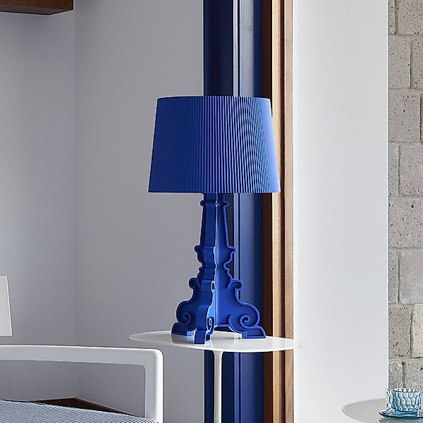 Kartell LED-Tischleuchte Bourgie Mat, blau, Höhe 78 cm günstig online kaufen
