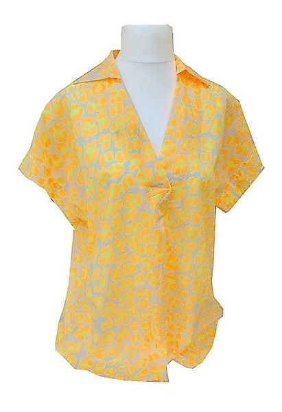 Kurzarmbluse SAISON Blusenshirt Leo Bluse leicht Ärmellos günstig online kaufen