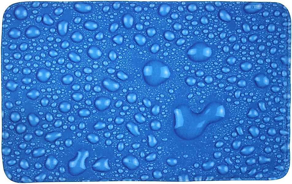 Sanilo Badematte Tautropfen Blau, 50 x günstig online kaufen
