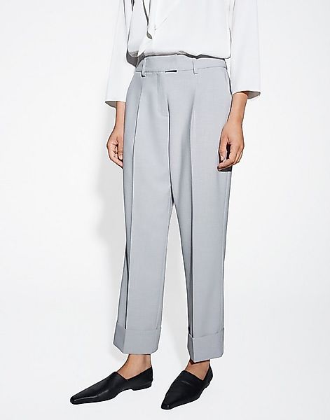 someday Bundfaltenhose CISILIA REFINED aus fein strukturiertem Piqué günstig online kaufen