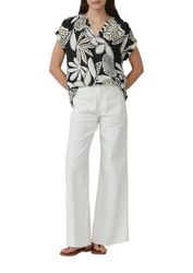 s.Oliver Druckbluse mit Raff-Details günstig online kaufen