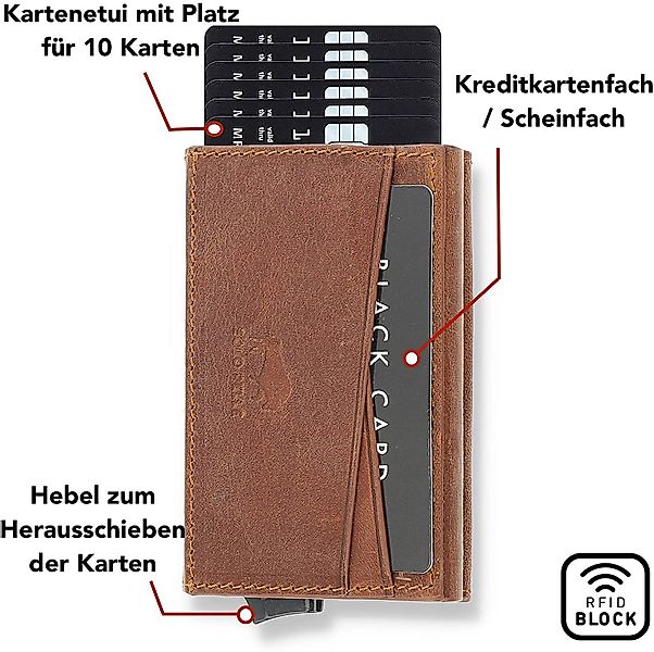 Solo Pelle Kartenetui Kartenetui, Kreditkartenetui, Leder günstig online kaufen