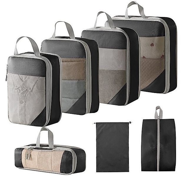 Coonoor Kofferorganizer 7-Teiliges Set Packing Cubes Compression, Travel Es günstig online kaufen