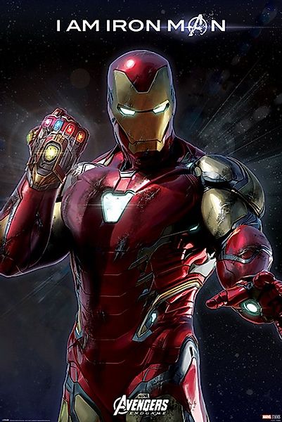 PYRAMID Poster Avengers: Endgame Poster I Am Iron Man 61 x 91,5 cm günstig online kaufen
