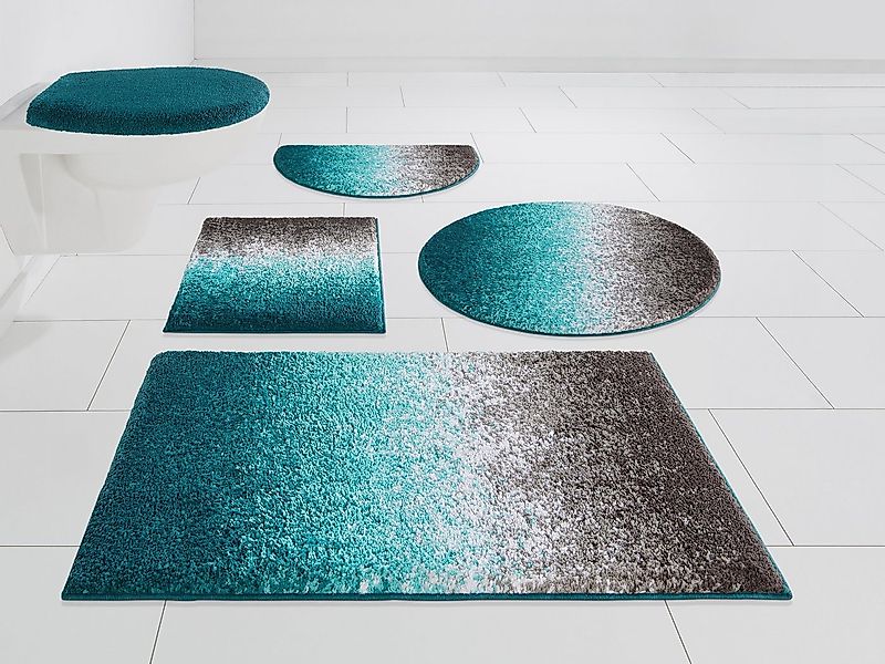 my home Badematte Elif, Badvorleger, Badezimmer Teppich, Höhe 15 mm, rutsch günstig online kaufen