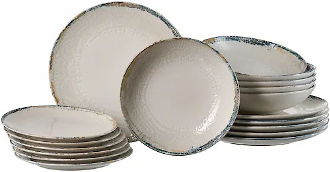 Ritzenhoff & Breker Tafelservice »Alfonso«, (Set, 18 tlg.), aus Steinzeug f günstig online kaufen