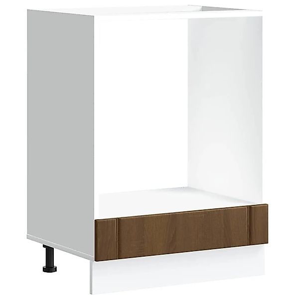 vidaXL Herdumbauschrank Lucca Braun Eichen-Optik Holzwerkstoff 853764 günstig online kaufen
