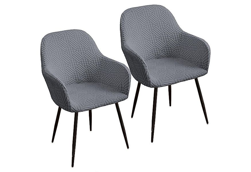 Coonoor Stuhlhusse Stuhlhussen Stretch Stuhlbezug Sesselbezug 2/4er Set, Sc günstig online kaufen