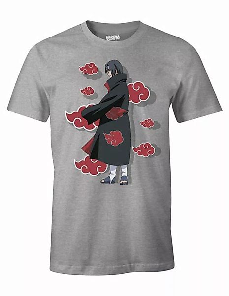 Naruto T-Shirt Itachi Grau günstig online kaufen