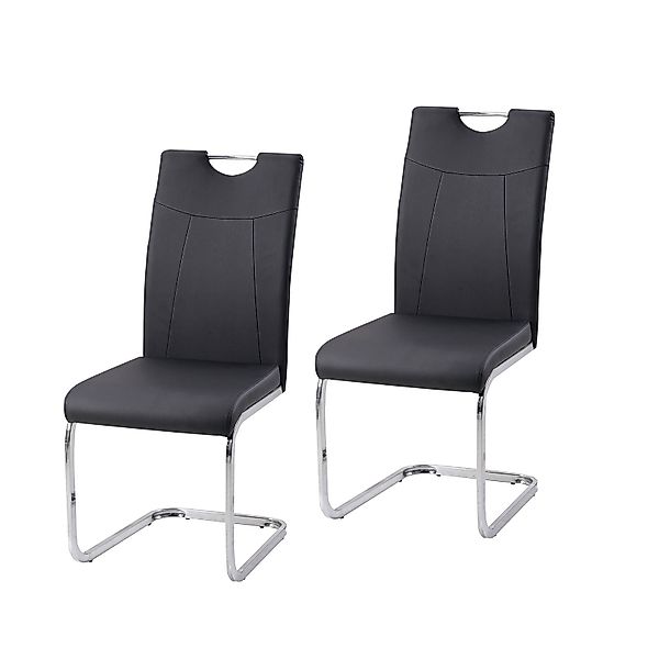 HTI-Line Freischwinger Schwingstuhl KellyC PU 2er günstig online kaufen
