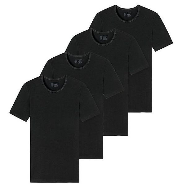 Schiesser T-Shirt Herren T-Shirt 4er Pack - Serie "95/5", Rundhals, (Packun günstig online kaufen