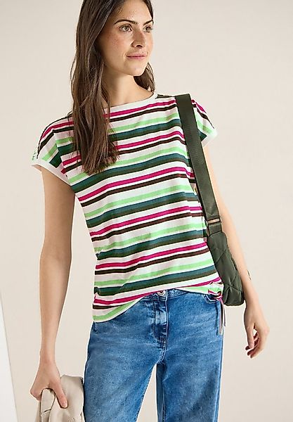 CECIL Rundhalsshirt im Streifendesign günstig online kaufen