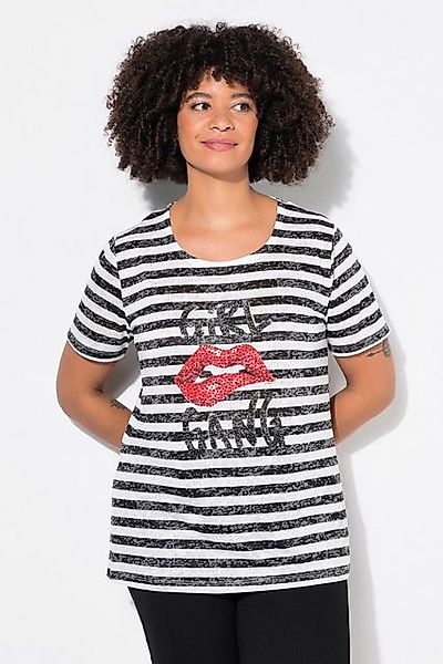 Angel of Style T-Shirt T-Shirt Ringeljersey Lippen-Motiv günstig online kaufen