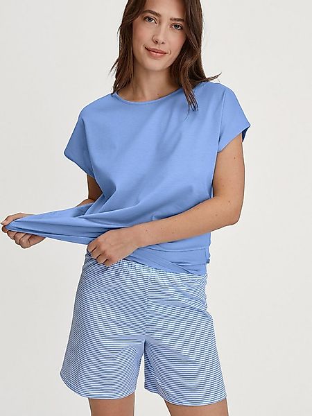 CALIDA Shorty Lovely Nights (2 tlg) Rundhalsausschnitt, Baumwolle, kurzärme günstig online kaufen