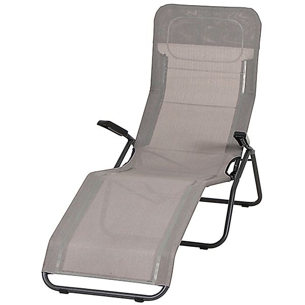 Siena Garden Kippliege Anco Braun 144x72,5x103,5 cm günstig online kaufen