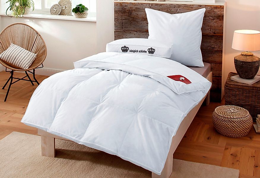 RIBECO Federbettdecke »Emily« extrawarm Füllung 100Federn 1 Stk. tlg. Mit ü günstig online kaufen