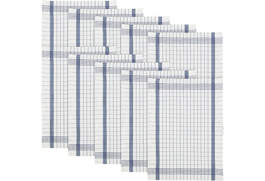 REDBEST Geschirrtuch Geschirrtuch 10er-Pack, Halbleinen Karo günstig online kaufen