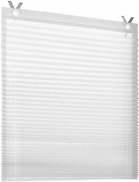 Kutti "Olbia Plissee" mit Hakenaufhängung ohne Bohren einfarbig, blickdicht günstig online kaufen
