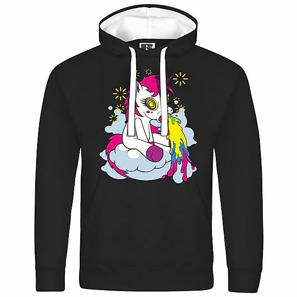 deinshirt Kapuzenpullover Herren Kapuzenpullover Kotzendes Einhorn Mit Prin günstig online kaufen