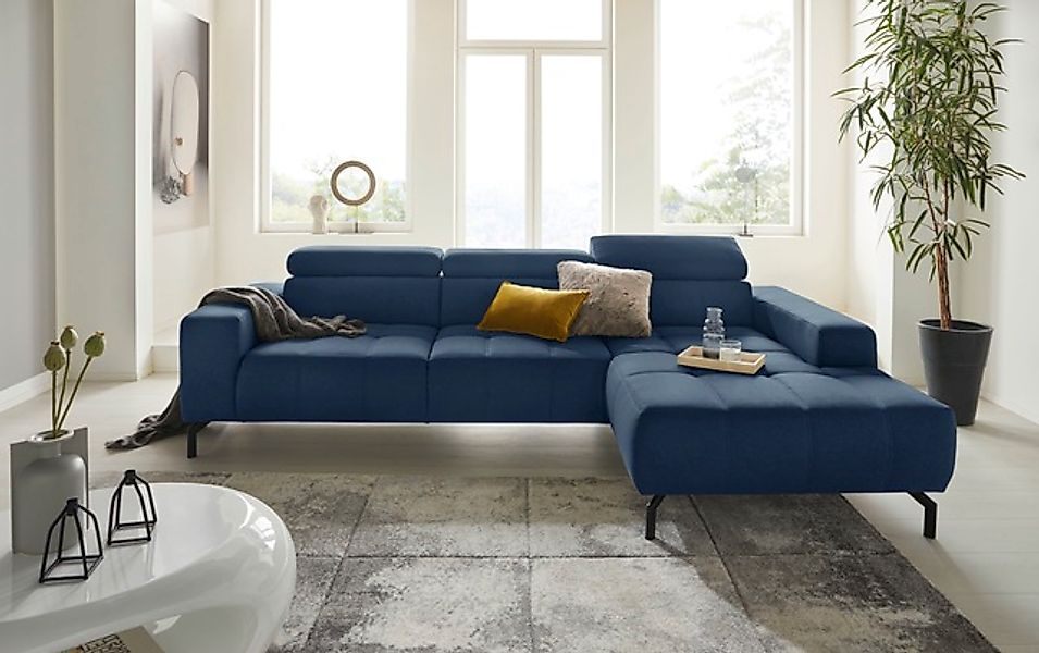 DOMO collection Ecksofa »Cunelli tolle Sitznähte als Designelement, fester günstig online kaufen