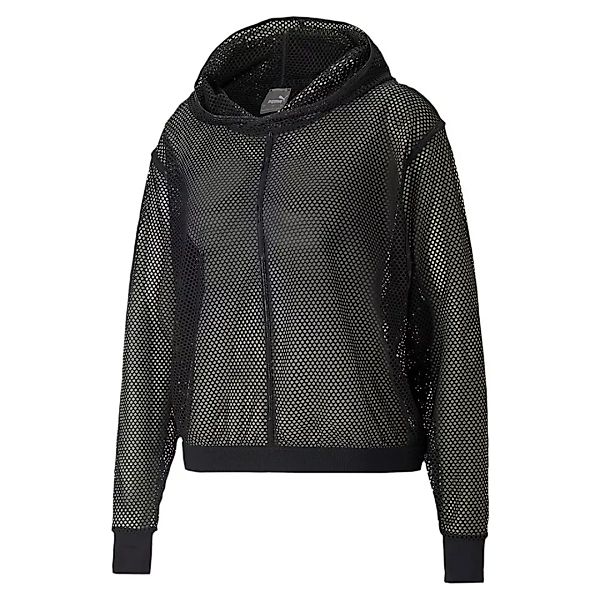 Puma Untamed Mesh Sweatshirt Mit Reißverschluss S Puma Black günstig online kaufen