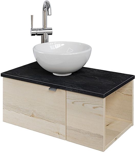 Saphir Waschtisch "Serie 6915 Waschschale mit Unterschrank für Gästebad, Gä günstig online kaufen