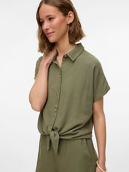 Vero Moda Kurzarmbluse VMTHEA SS TIE günstig online kaufen