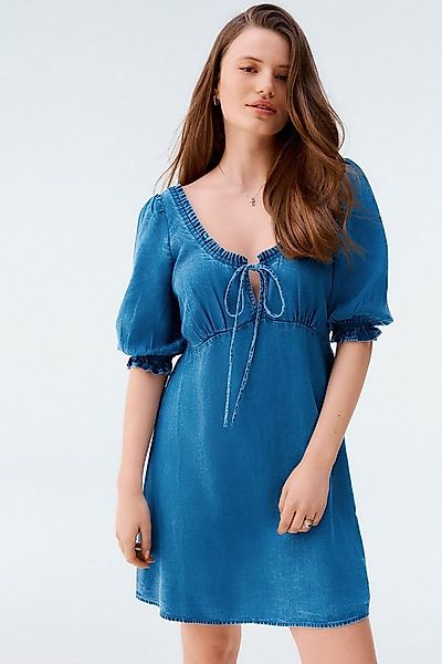 Next Minikleid Leichtes Mini-Sommerkleid aus Lyocell, Petite (1-tlg) günstig online kaufen