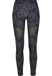 URBAN CLASSICS Leggings "Urban Classics Damen Ladies Tech Mesh AOP Leggings günstig online kaufen