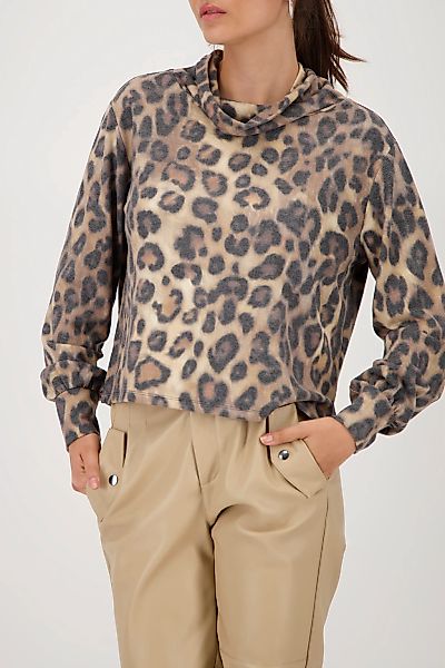 Monari Sweatshirt "Sweatshirt Leo Allover", Regular fit mit Rundhalsausschn günstig online kaufen