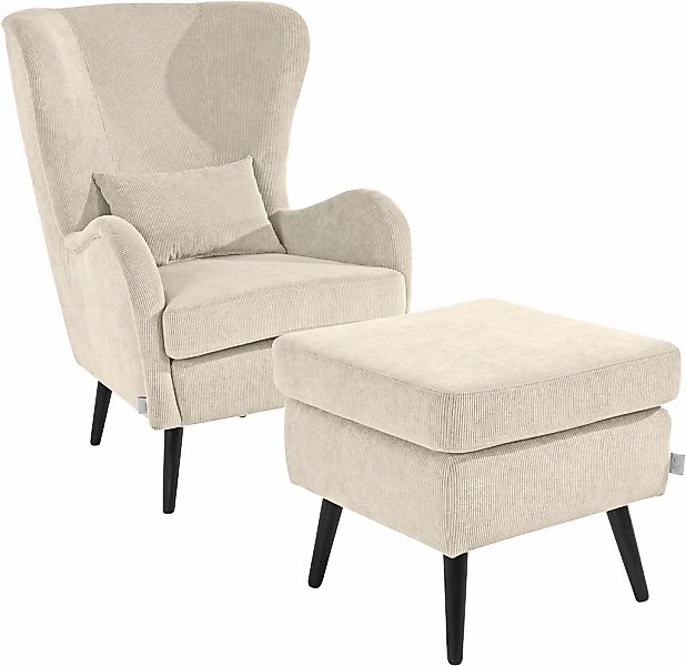Home affaire Polsterhocker "Sallito", die kleinere Version von "Salla", in günstig online kaufen