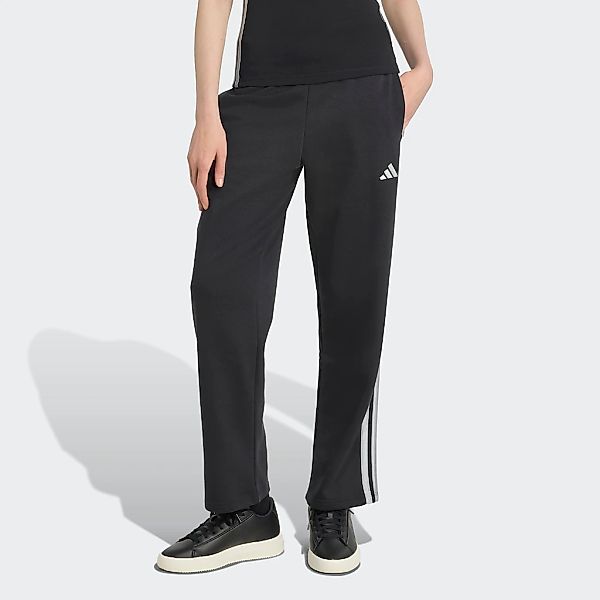 adidas Sportswear Sporthose "HOLIDAY 3-STREIFEN FLEECE- MIT OFFENEM SAUM" günstig online kaufen