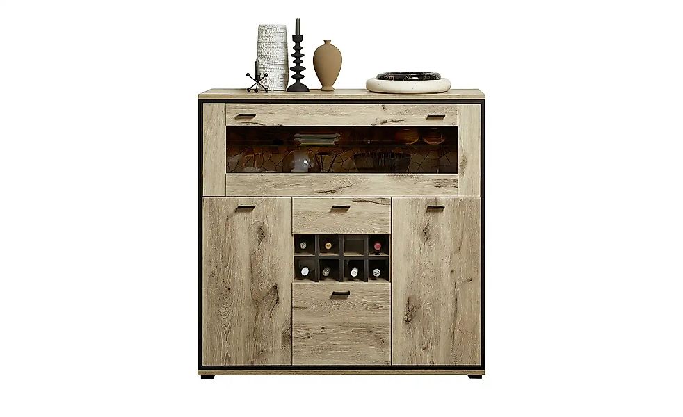 uno Highboard  Ruben ¦ holzfarben ¦ Maße (cm): B: 125 H: 125 T: 40.0 Kommod günstig online kaufen